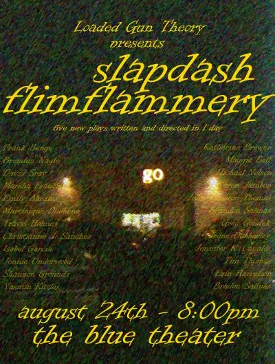 Slapdash Flimflammery Poster